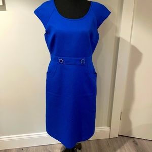 Tahari dress with cap sleeves